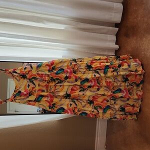 Farm Rio Dress toucan print like new